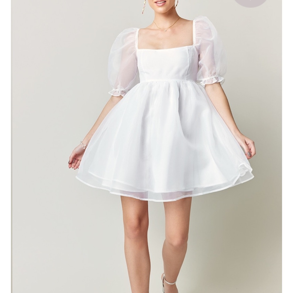 Ina Puff Sleeve Mini Dress